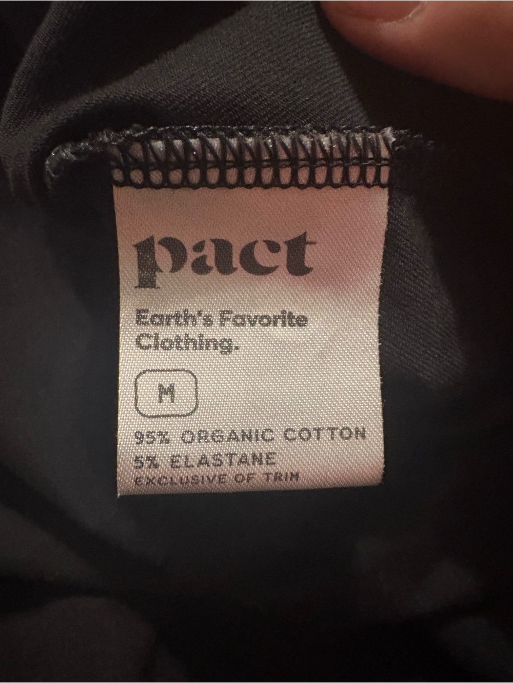 Pact pullover black midi dress